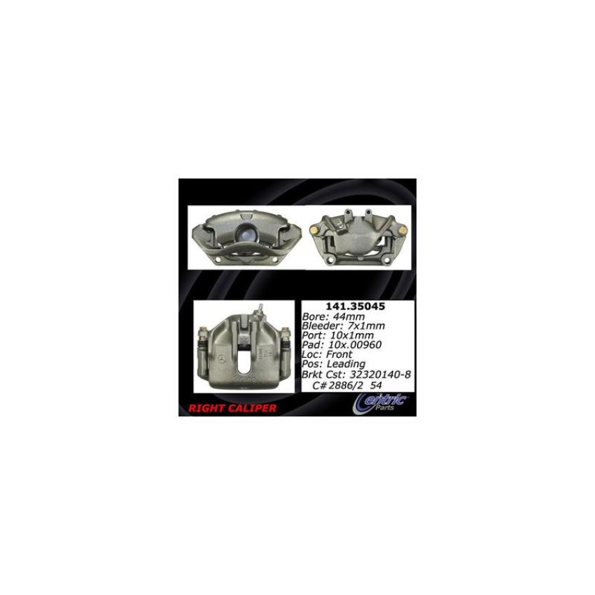 CENTRIC PARTS 141.35045 Centric Semi-Loaded Brake Caliper