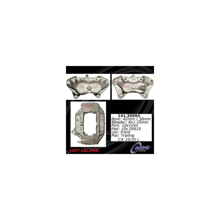 CENTRIC PARTS 141.35054 Centric Semi-Loaded Brake Caliper