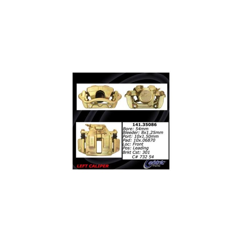 CENTRIC PARTS 141.35086 Centric Semi-Loaded Brake Caliper