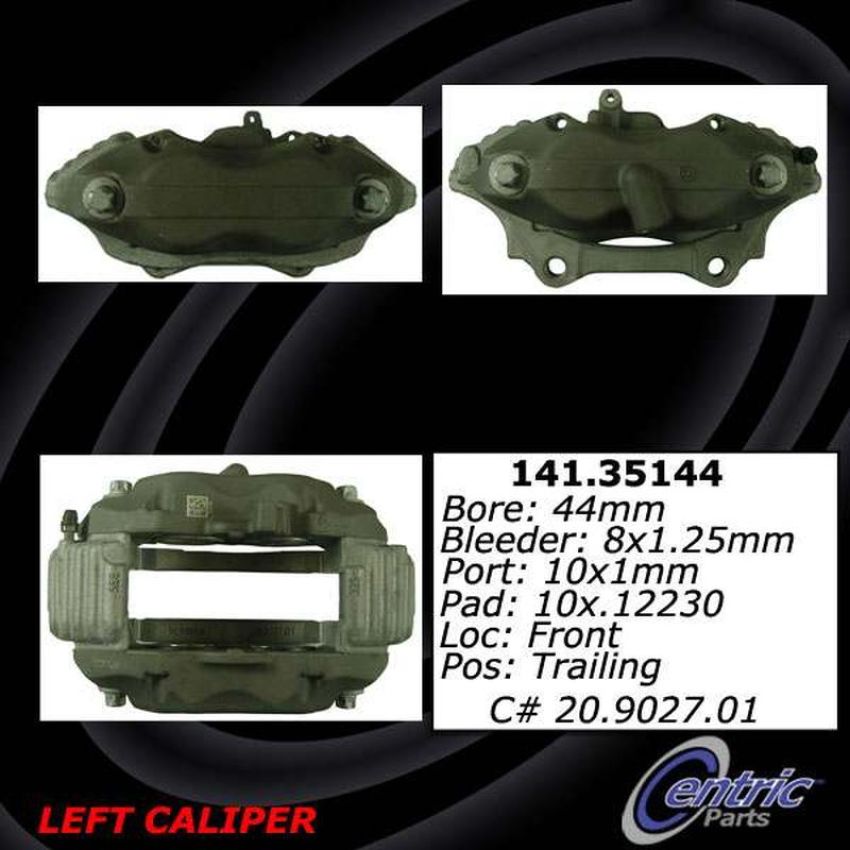 CENTRIC PARTS 141.35144 Centric Semi-Loaded Brake Caliper