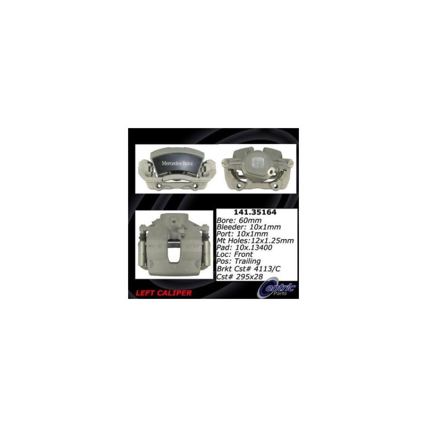 CENTRIC PARTS 141.35164 Centric Semi-Loaded Brake Caliper