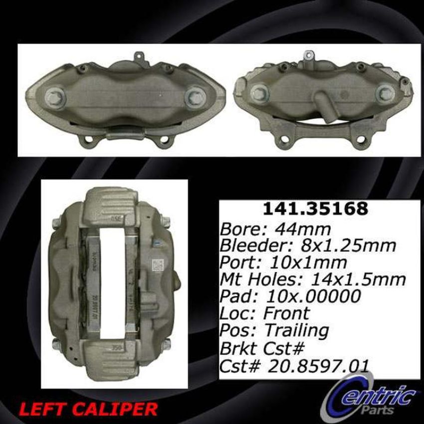 CENTRIC PARTS 141.35167 Centric Semi-Loaded Brake Caliper