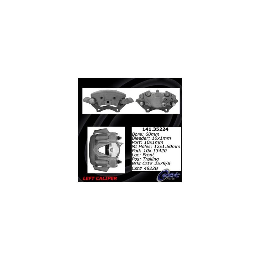 CENTRIC PARTS 141.35224 Centric Semi-Loaded Brake Caliper