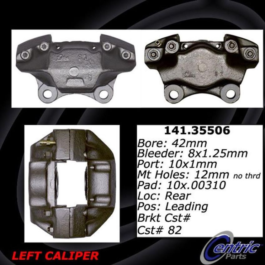 CENTRIC PARTS 141.35506 Centric Semi-Loaded Brake Caliper