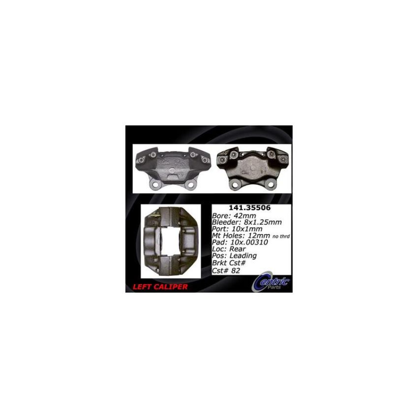 CENTRIC PARTS 141.35506 Centric Semi-Loaded Brake Caliper