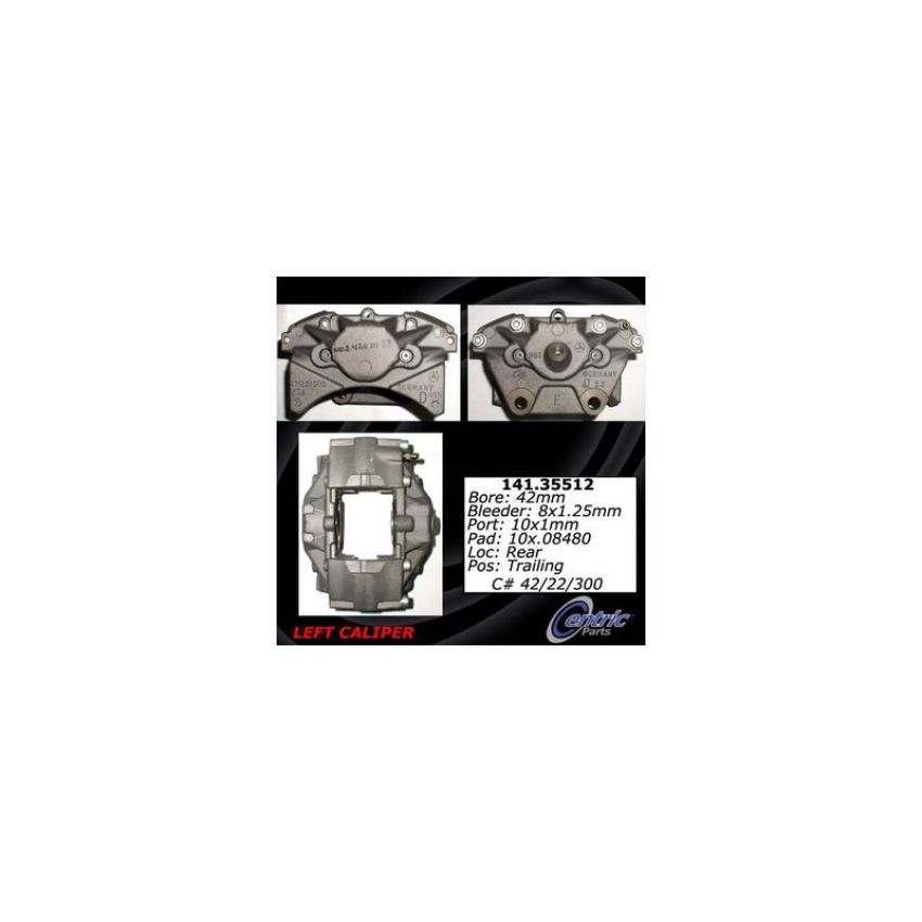 CENTRIC PARTS 141.35512 Centric Semi-Loaded Brake Caliper