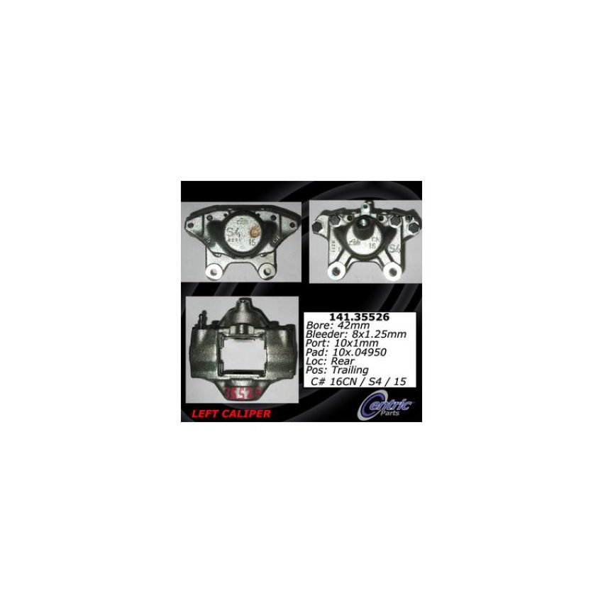 CENTRIC PARTS 141.35526 Centric Semi-Loaded Brake Caliper