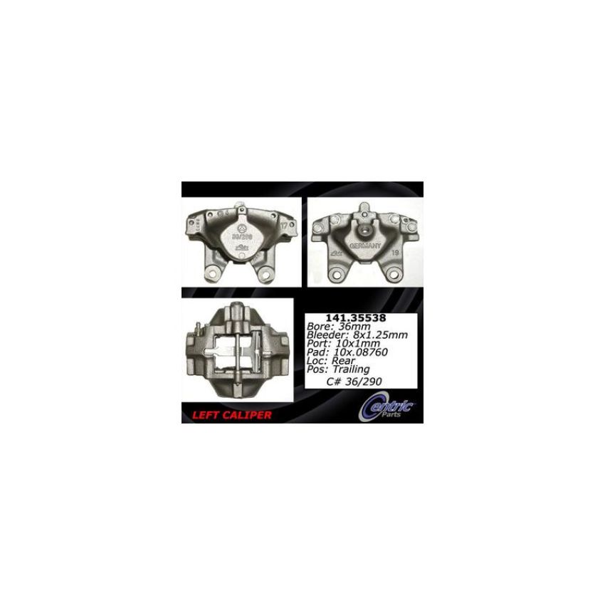 CENTRIC PARTS 141.35538 Centric Semi-Loaded Brake Caliper
