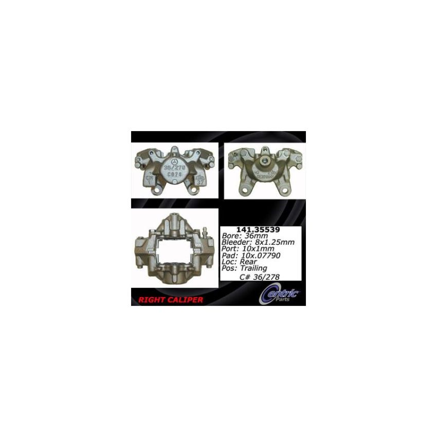 CENTRIC PARTS 141.35539 Centric Semi-Loaded Brake Caliper