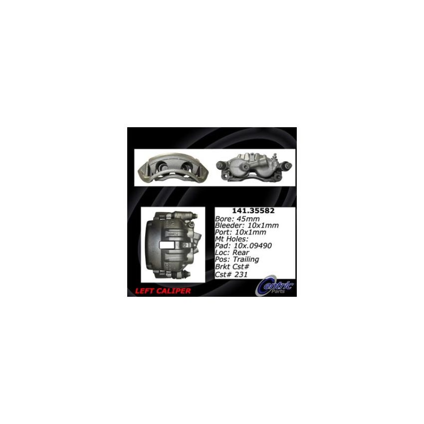 CENTRIC PARTS 141.35582 Centric Semi-Loaded Brake Caliper