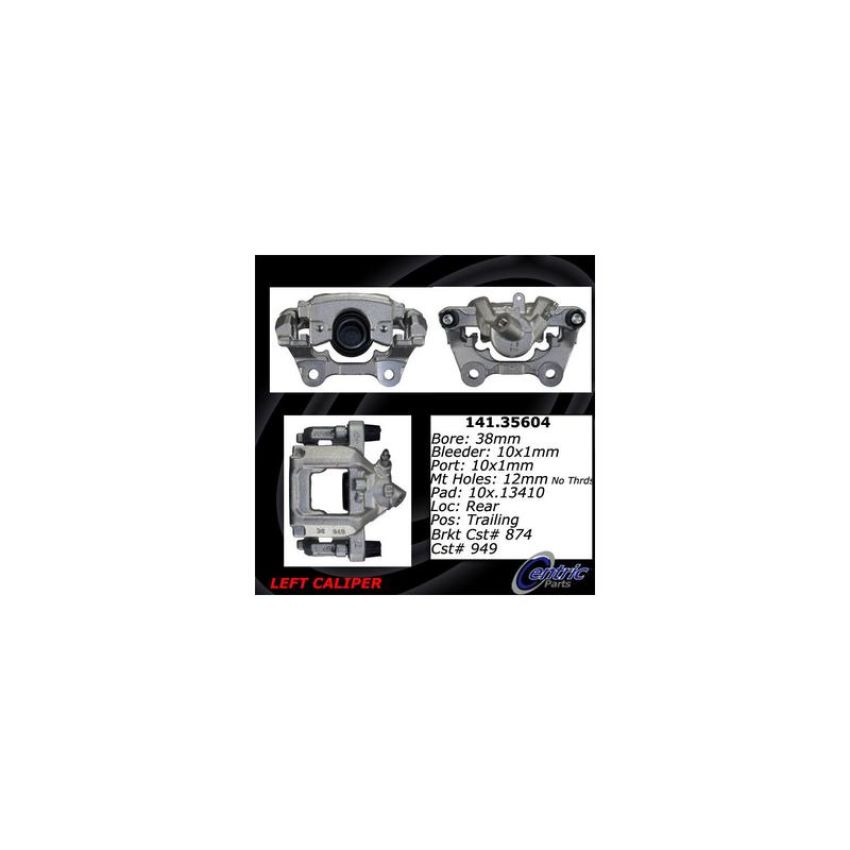 CENTRIC PARTS 141.35604 Centric Semi-Loaded Brake Caliper