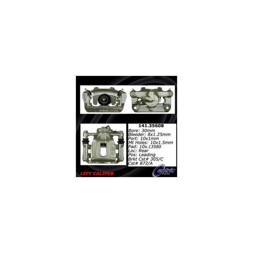 CENTRIC PARTS 141.35608 Centric Semi-Loaded Brake Caliper