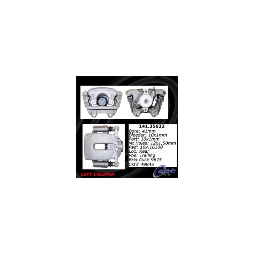 CENTRIC PARTS 141.35632 Centric Semi-Loaded Brake Caliper EPB
