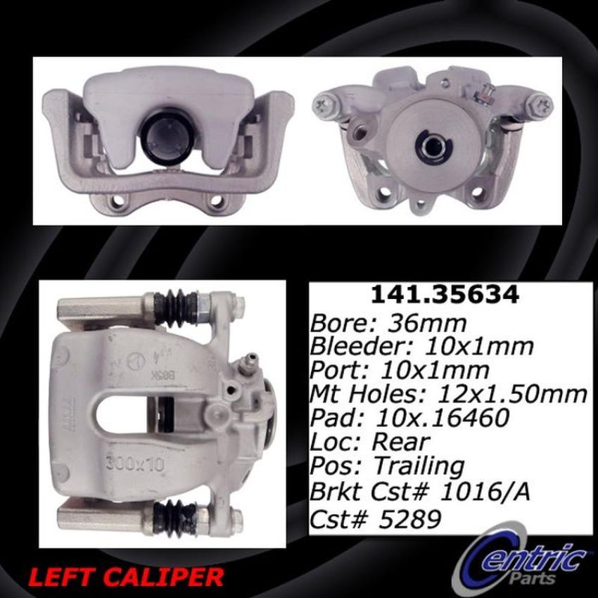 CENTRIC PARTS 141.35634 Centric Semi-Loaded Brake Caliper EPB