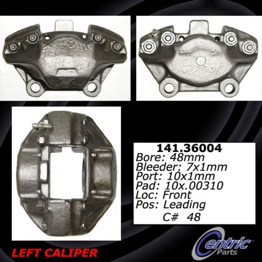 CENTRIC PARTS 141.36004 Centric Semi-Loaded Brake Caliper