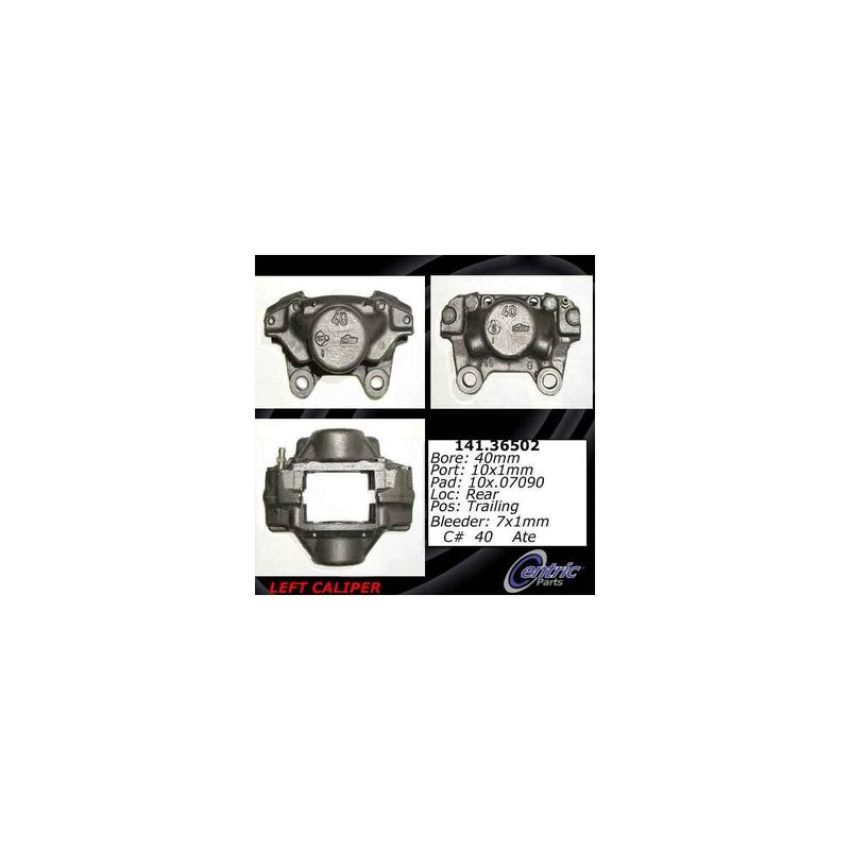 CENTRIC PARTS 141.36502 Centric Semi-Loaded Brake Caliper