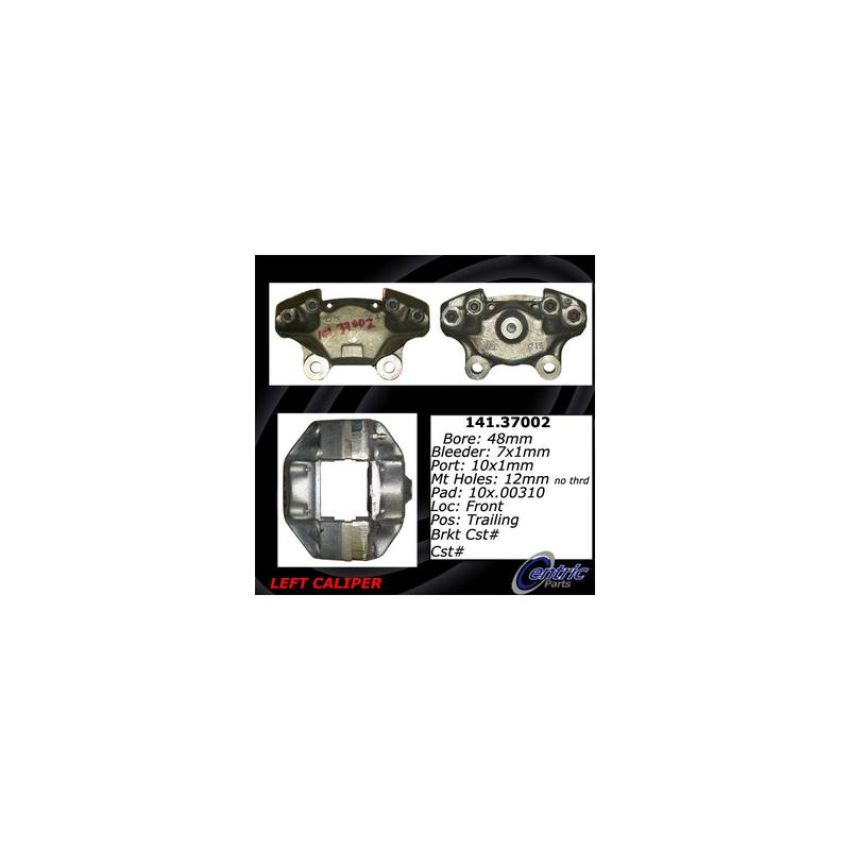 CENTRIC PARTS 141.37002 Centric Semi-Loaded Brake Caliper