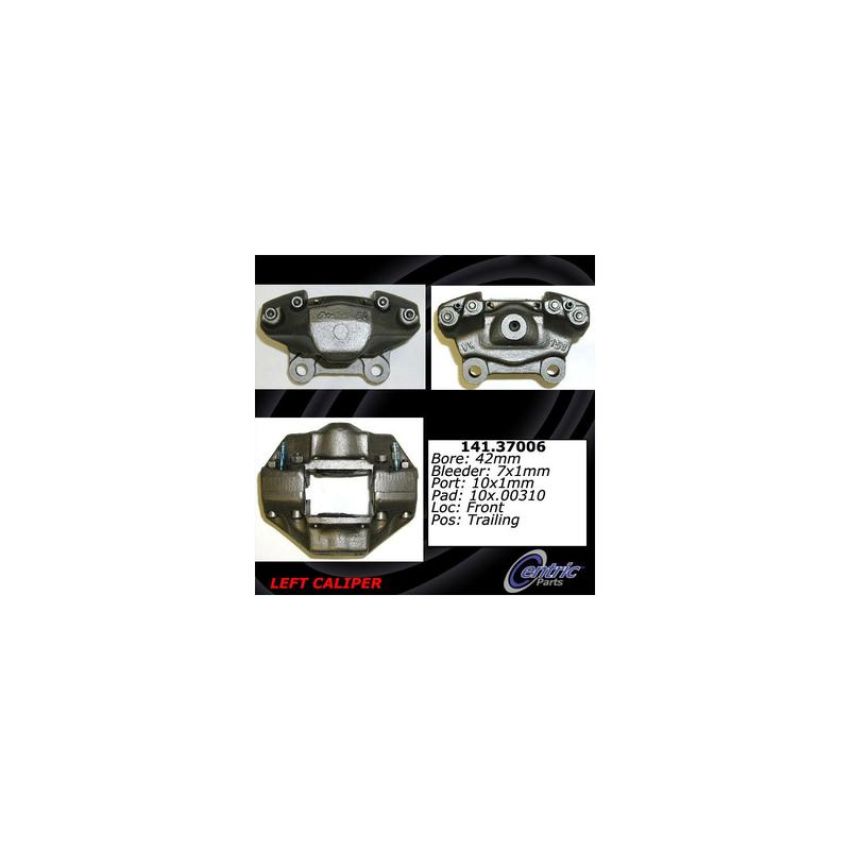 CENTRIC PARTS 141.37006 Centric Semi-Loaded Brake Caliper