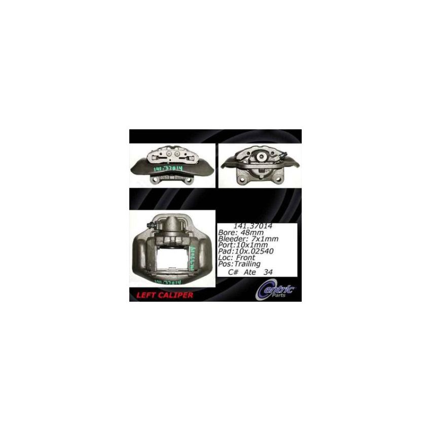 CENTRIC PARTS 141.37014 Centric Semi-Loaded Brake Caliper