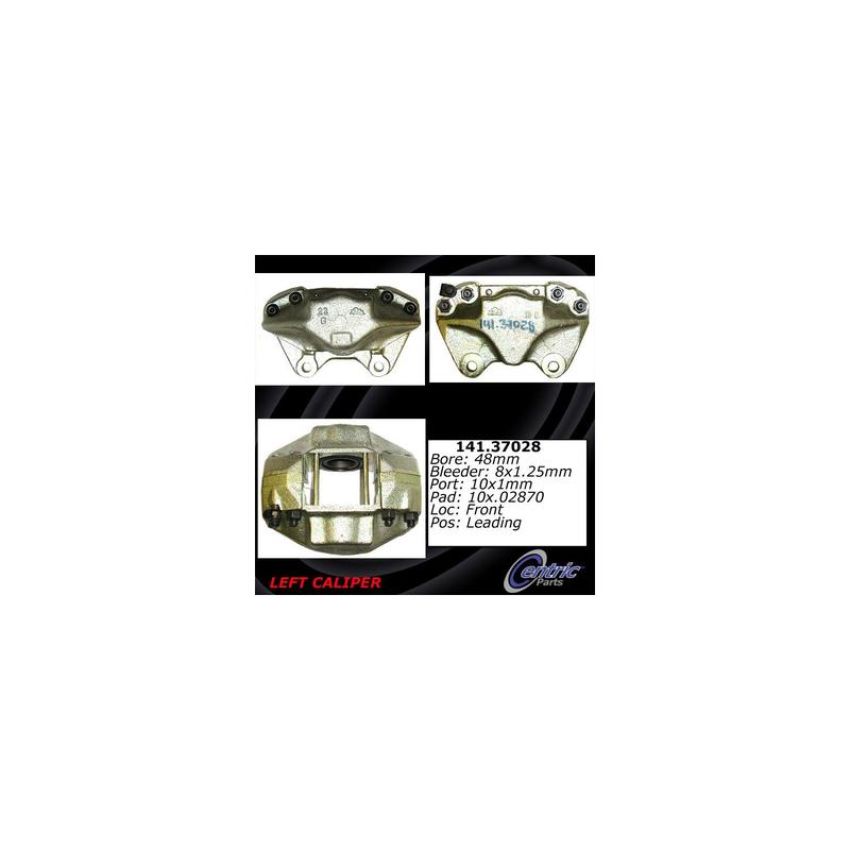 CENTRIC PARTS 141.37028 Centric Semi-Loaded Brake Caliper