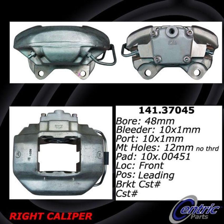 CENTRIC PARTS 141.37045 Centric Semi-Loaded Brake Caliper