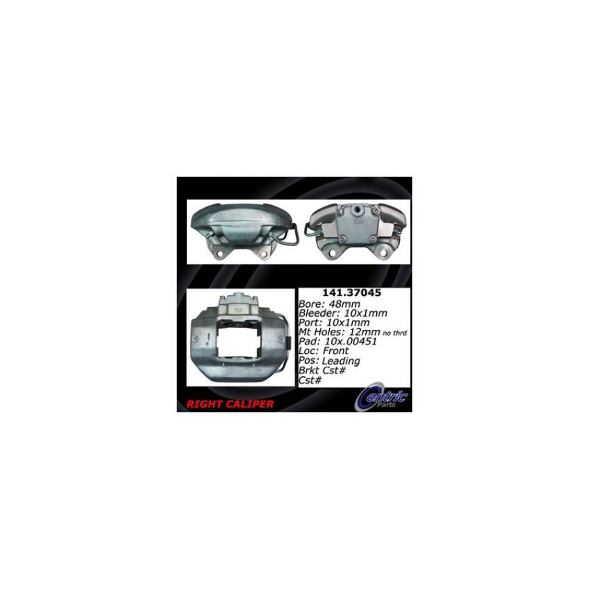 CENTRIC PARTS 141.37045 Centric Semi-Loaded Brake Caliper