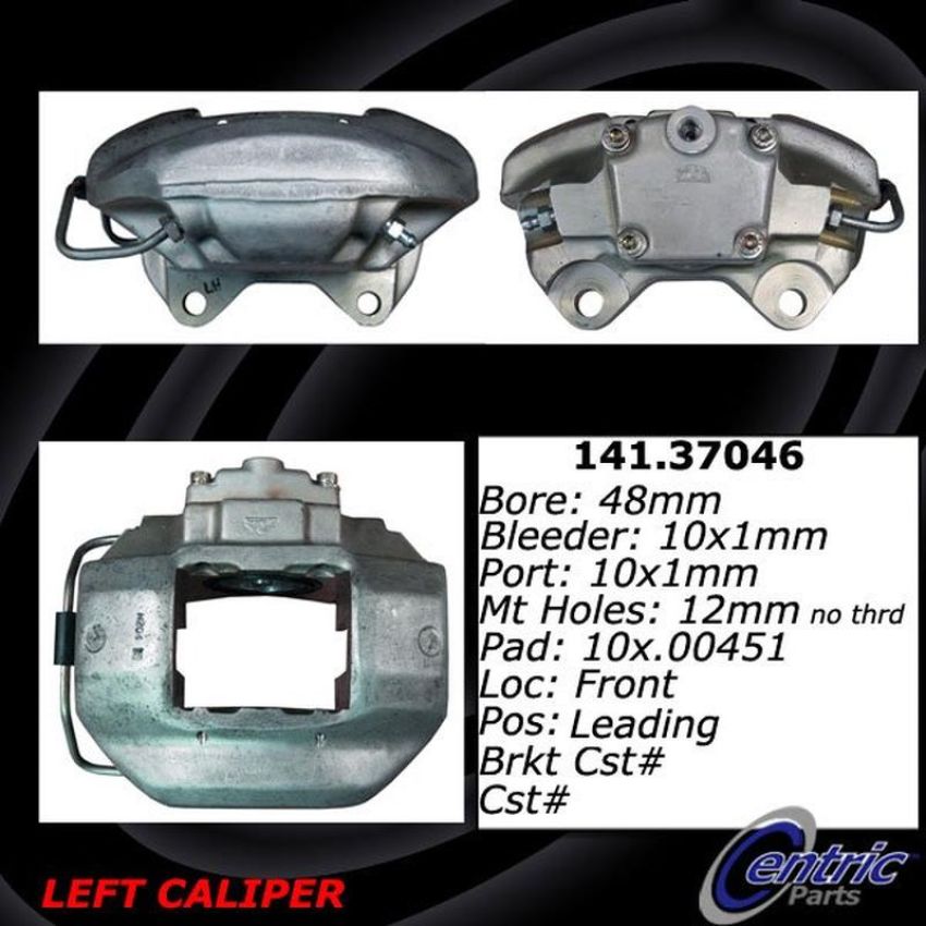 CENTRIC PARTS 141.37046 Centric Semi-Loaded Brake Caliper