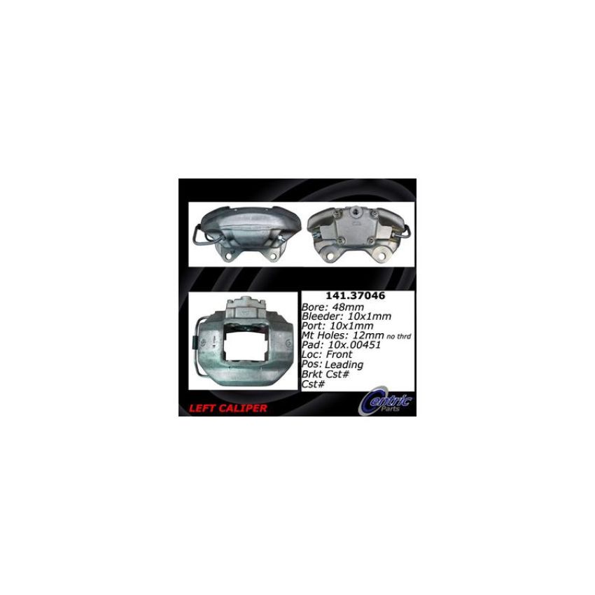 CENTRIC PARTS 141.37046 Centric Semi-Loaded Brake Caliper