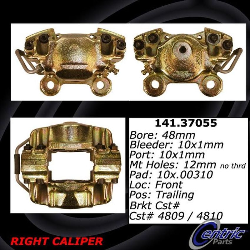 CENTRIC PARTS 141.37055 Centric Semi-Loaded Brake Caliper