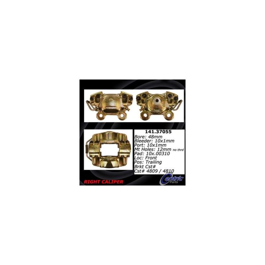 CENTRIC PARTS 141.37055 Centric Semi-Loaded Brake Caliper