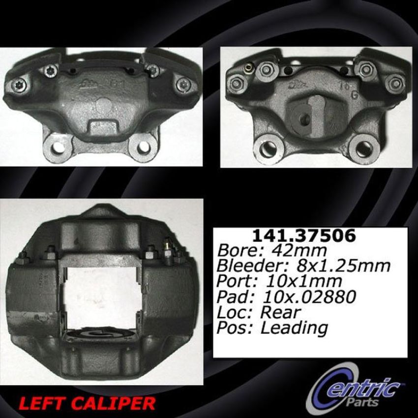 CENTRIC PARTS 141.37506 Centric Semi-Loaded Brake Caliper