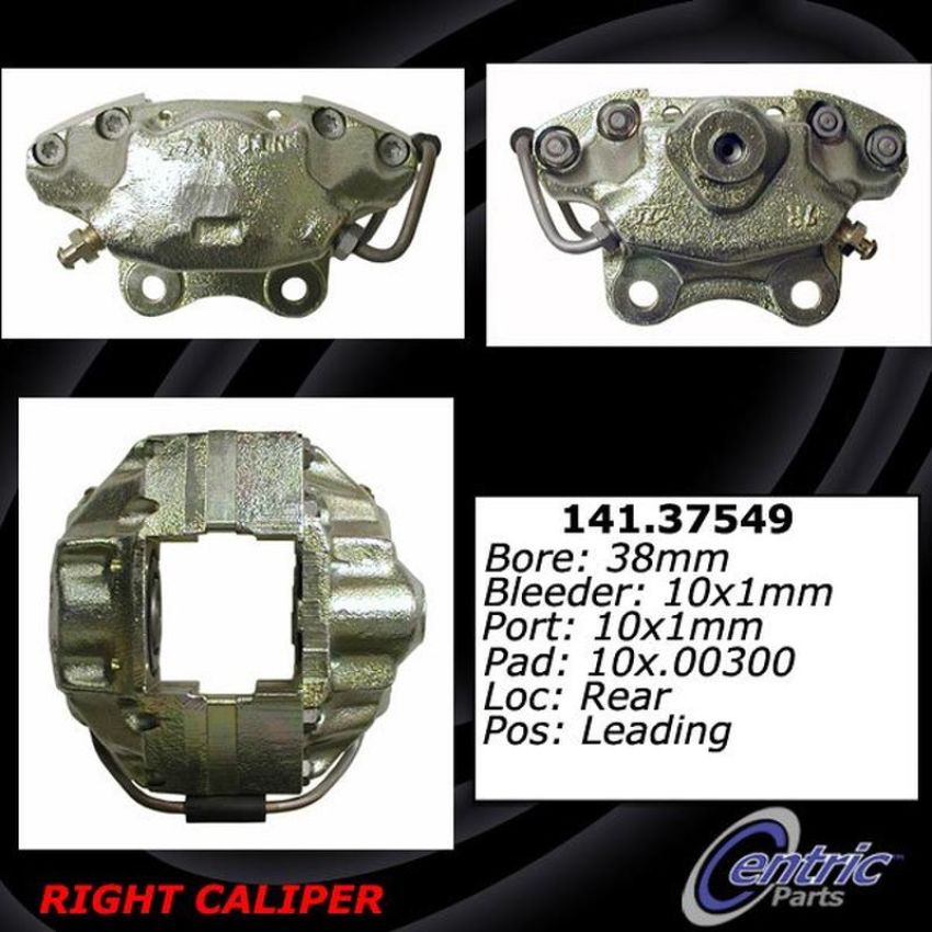 CENTRIC PARTS 141.37549 Centric Semi-Loaded Brake Caliper