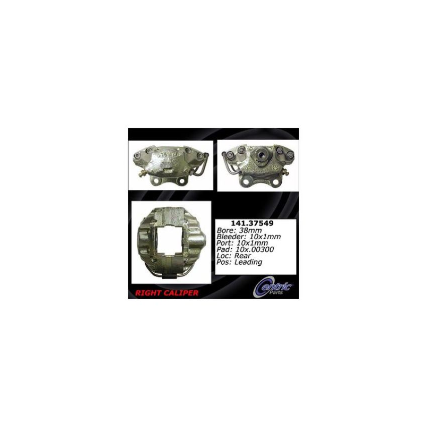 CENTRIC PARTS 141.37549 Centric Semi-Loaded Brake Caliper