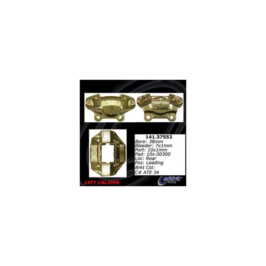 CENTRIC PARTS 141.37552 Centric Semi-Loaded Brake Caliper