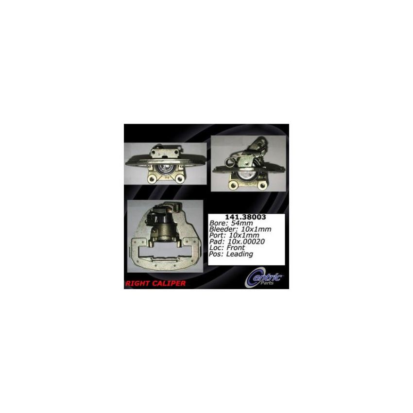 CENTRIC PARTS 141.38003 Centric Semi-Loaded Brake Caliper