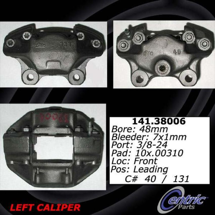 CENTRIC PARTS 141.38005 Centric Semi-Loaded Brake Caliper
