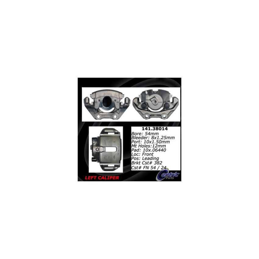 CENTRIC PARTS 141.38014 Centric Semi-Loaded Brake Caliper