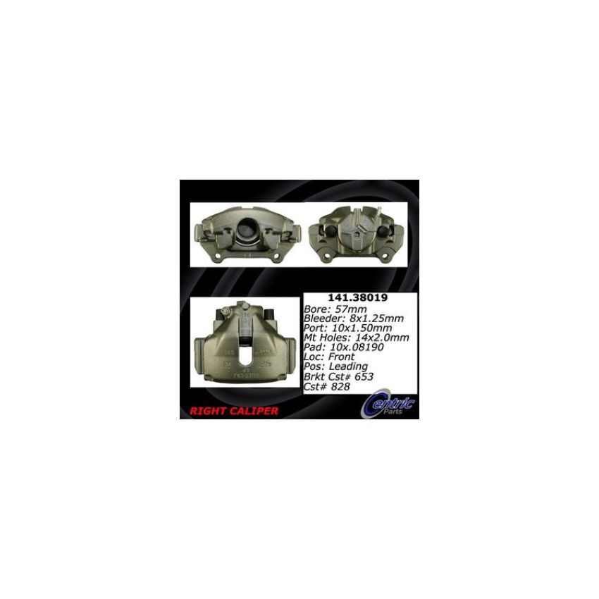 CENTRIC PARTS 141.38019 Centric Semi-Loaded Brake Caliper