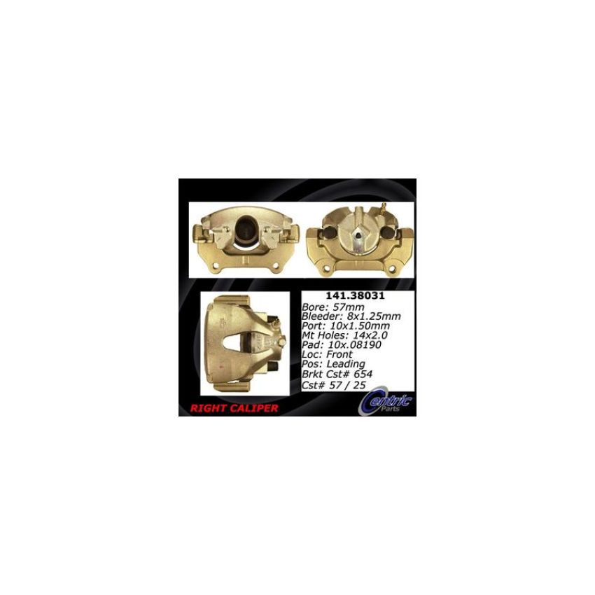 CENTRIC PARTS 141.38031 Centric Semi-Loaded Brake Caliper