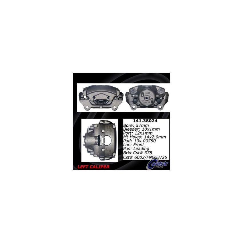 CENTRIC PARTS 141.38034 Centric Semi-Loaded Brake Caliper