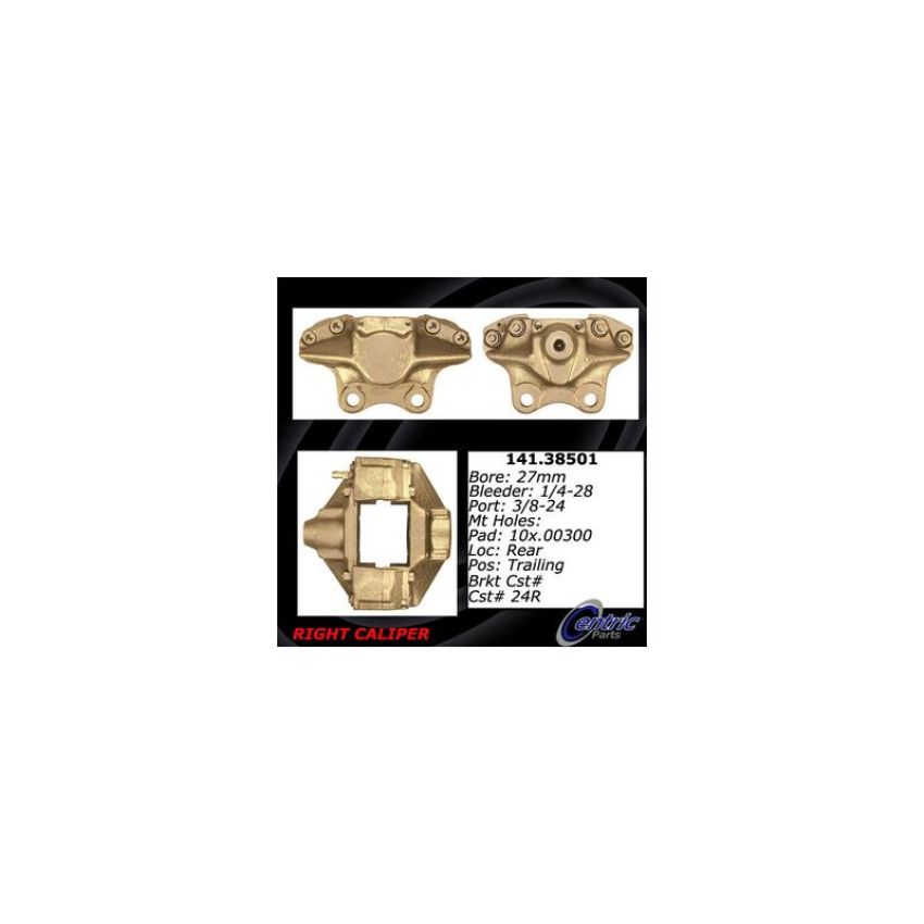 CENTRIC PARTS 141.38501 Centric Semi-Loaded Brake Caliper