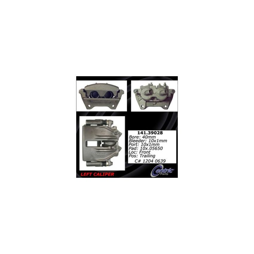 CENTRIC PARTS 141.39028 Centric Semi-Loaded Brake Caliper