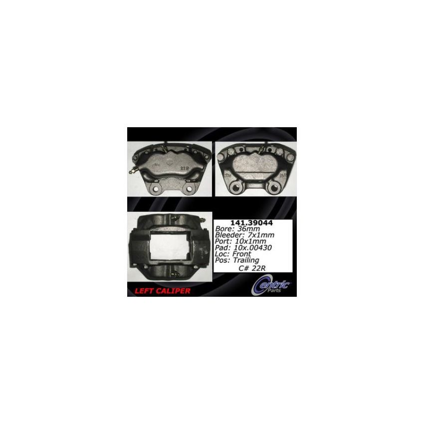 CENTRIC PARTS 141.39044 Centric Semi-Loaded Brake Caliper
