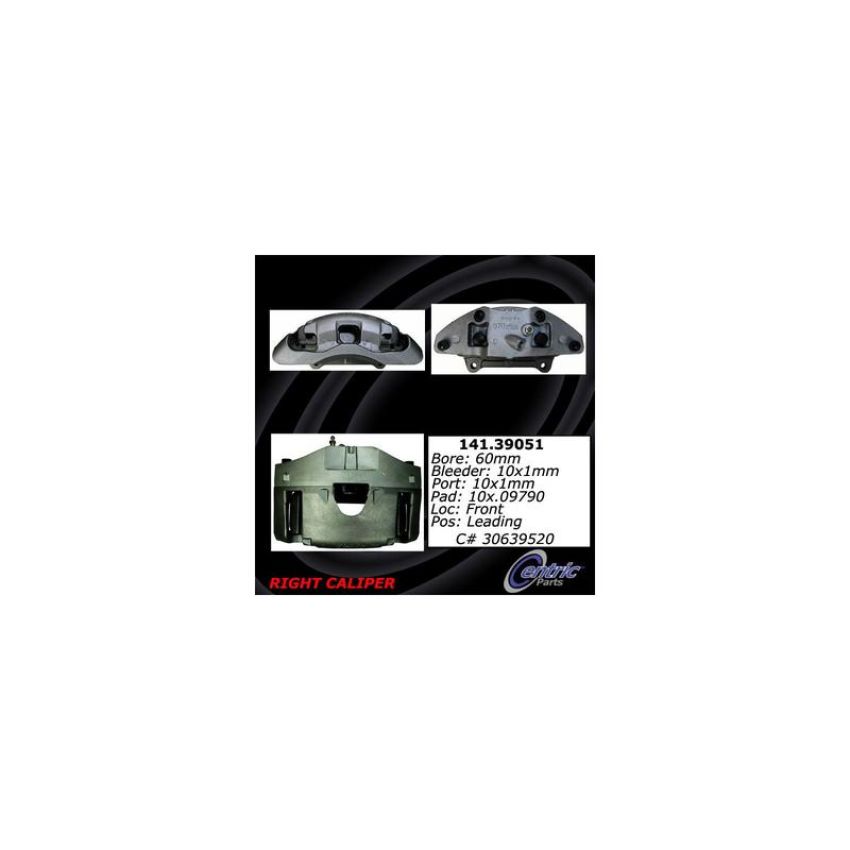 CENTRIC PARTS 141.39051 Centric Semi-Loaded Brake Caliper