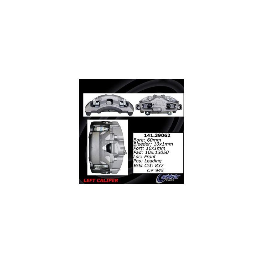 CENTRIC PARTS 141.39062 Centric Semi-Loaded Brake Caliper