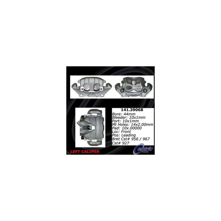 CENTRIC PARTS 141.39068 Centric Semi-Loaded Brake Caliper