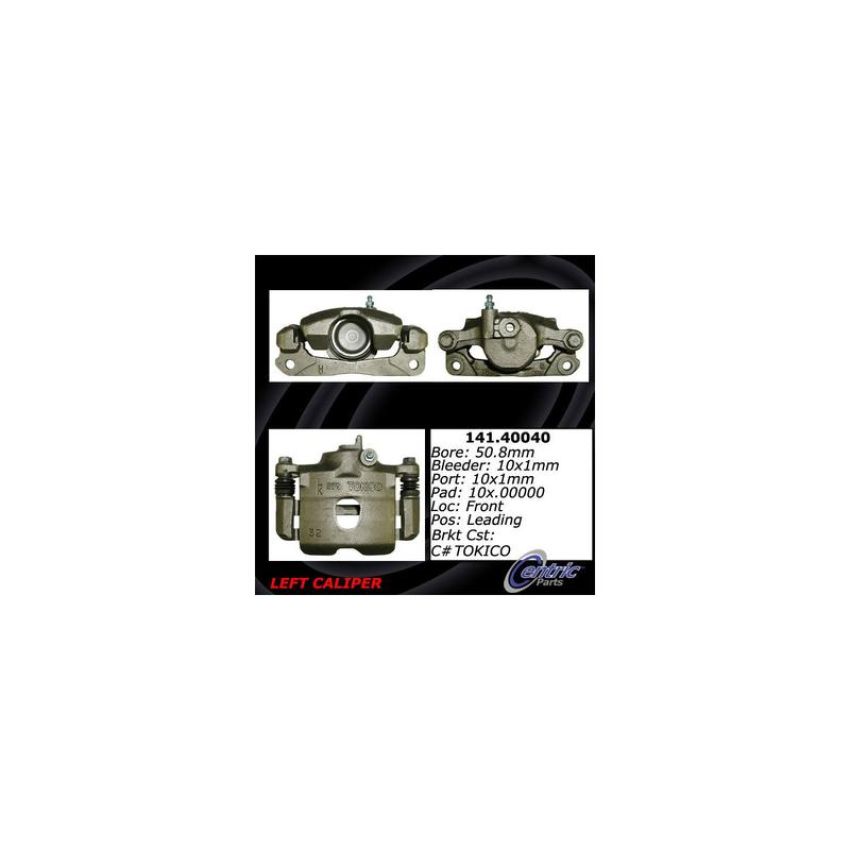 CENTRIC PARTS 141.40040 Centric Semi-Loaded Brake Caliper