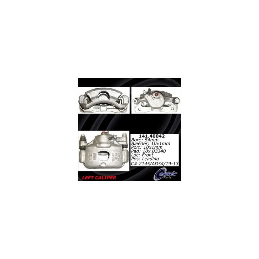 CENTRIC PARTS 141.40042 Centric Semi-Loaded Brake Caliper