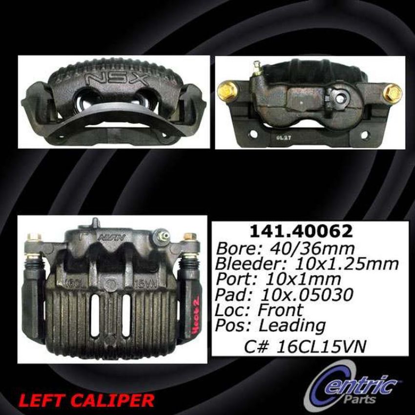 CENTRIC PARTS 141.40061 Centric Semi-Loaded Brake Caliper