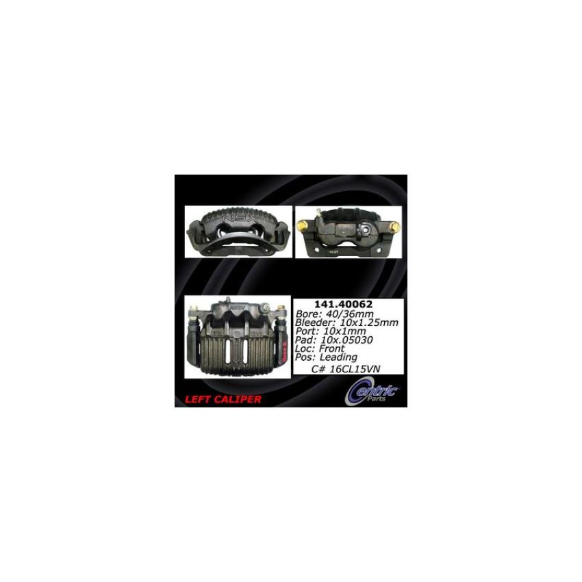 CENTRIC PARTS 141.40062 Centric Semi-Loaded Brake Caliper